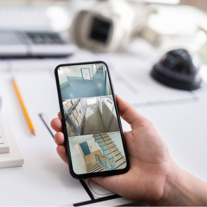 Springfield security camera feed on cell phone